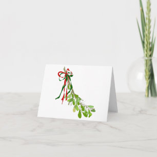 Mistletoe Grußkarte Karte
