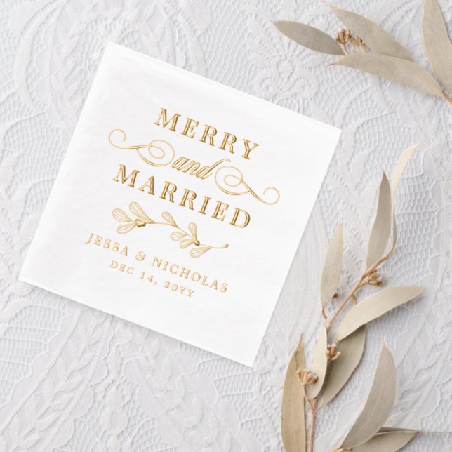 Mistletoe Joyeux et Mariage de Noël marié (Insitu (mariage 2))
