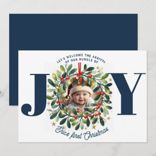 Mistletoe-Kranz-Bündel von JOY Feiertagskarte
