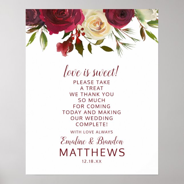 Mistletoe Manor Liebe ist Sweet Leckerei Wedding S Poster (Vorne)