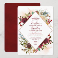 Mistletoe Manor Rose Gold Diamant Rahmen Wedding