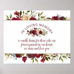 Mistletoe Manor Winter - In Loving Memory Schild
