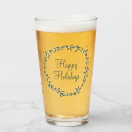 Mistletoe mit Personalisierter Meldung Glas