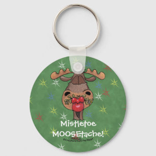 Mistletoe MOOSEtache Schlüsselanhänger