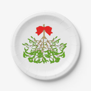 Mistletoe Pappteller