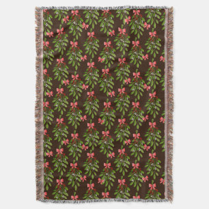 Mistletoe Throw Blanket Decke
