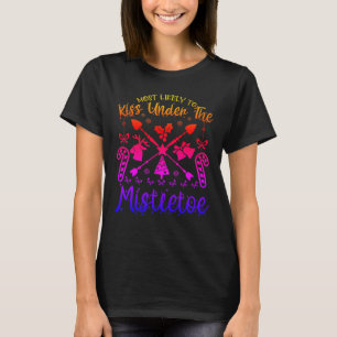 Mistletoe Weihnachtstee-Design T-Shirt