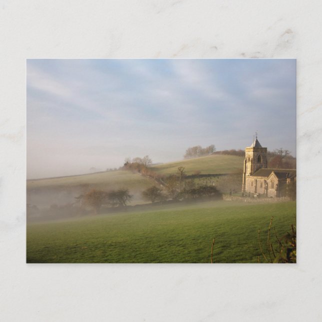 Mistral Winter Morgen Crosthwaite Lake District Postkarte (Vorderseite)