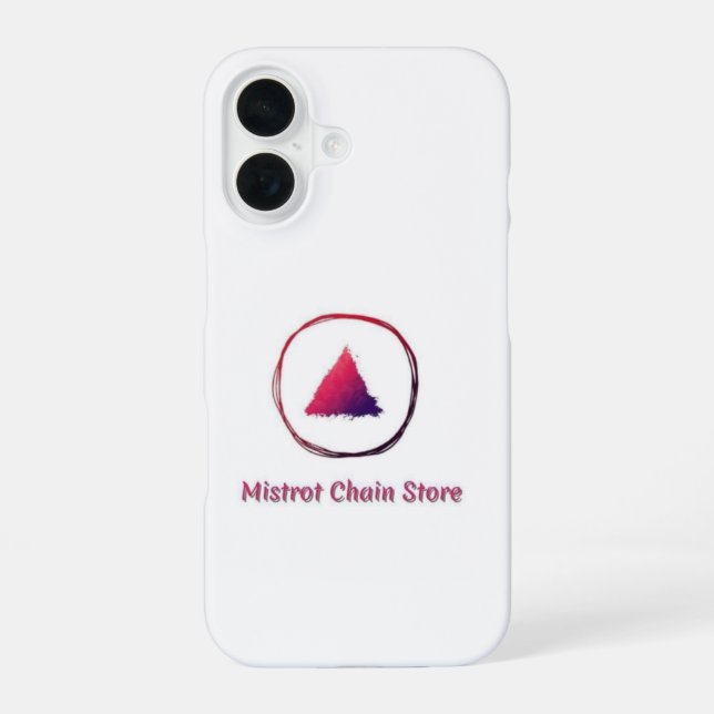 Mistrot Chain Store iPhone 16 Fall iPhone 16 Hülle (Rückseite)