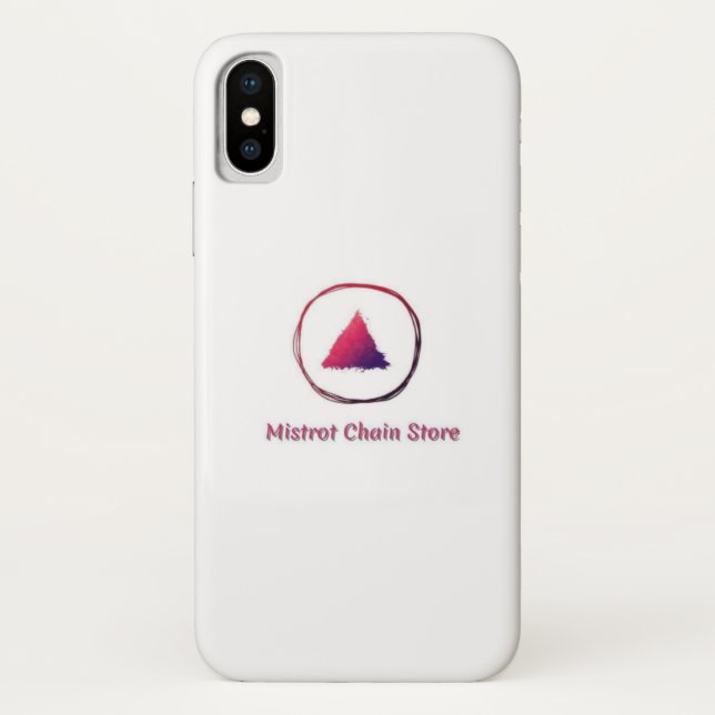 Mistrot Chain Store iPhone X Fall Case-Mate iPhone Hülle (Rückseite)