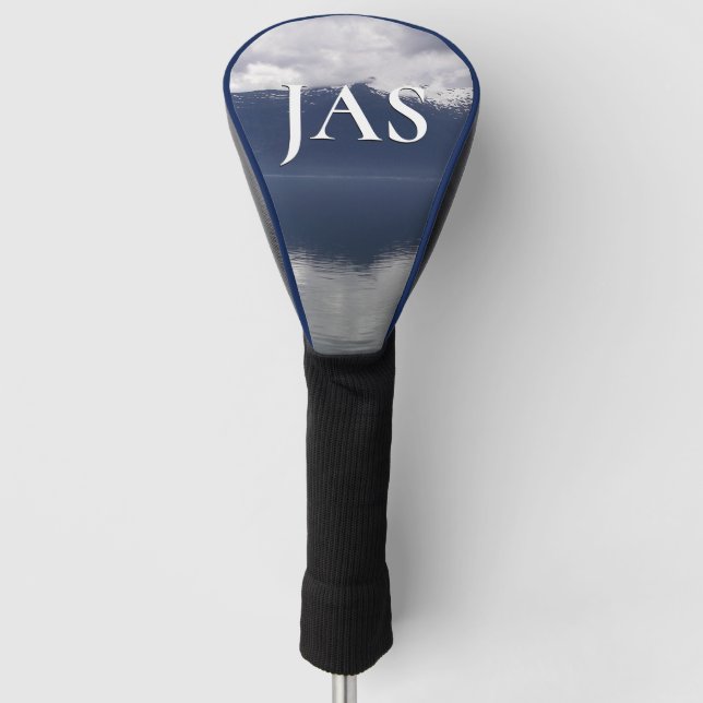 Misty Alaskan Sea in Shades of Blue Golf Headcover (Vorderseite)