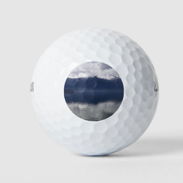 Misty Alaskan Sea in Shades of Blue Golfball (Vorderseite)