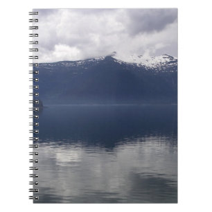 Misty Alaskan Sea in Shades of Blue Notizblock