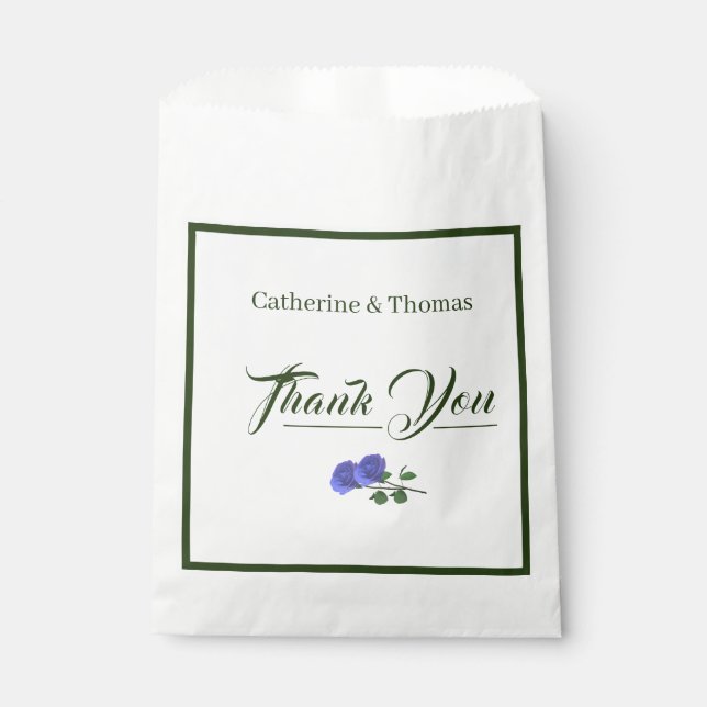 Misty Blue und Green Geschenktütchen (Vorderseite)