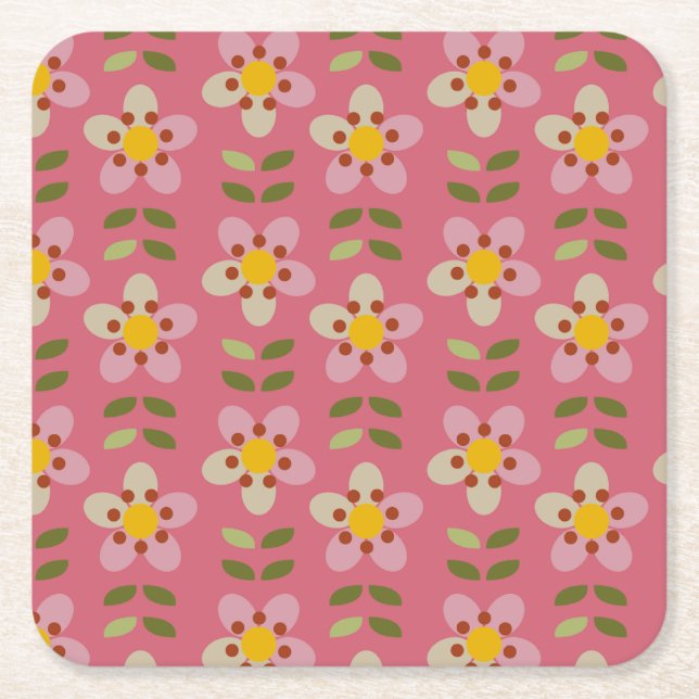 MISTY CHARM - Moderner Untersetzer für Blumenpapie (Vorderseite)