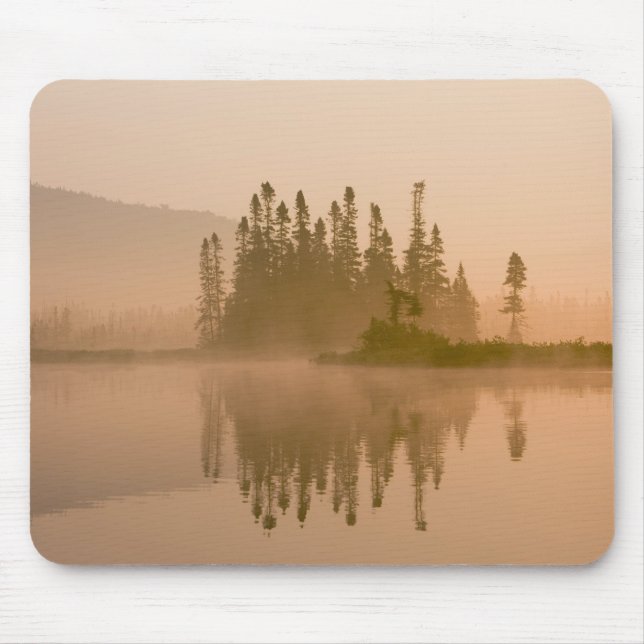 Misty dawn on East Inlet, Pittsburg, New Mousepad (Vorne)