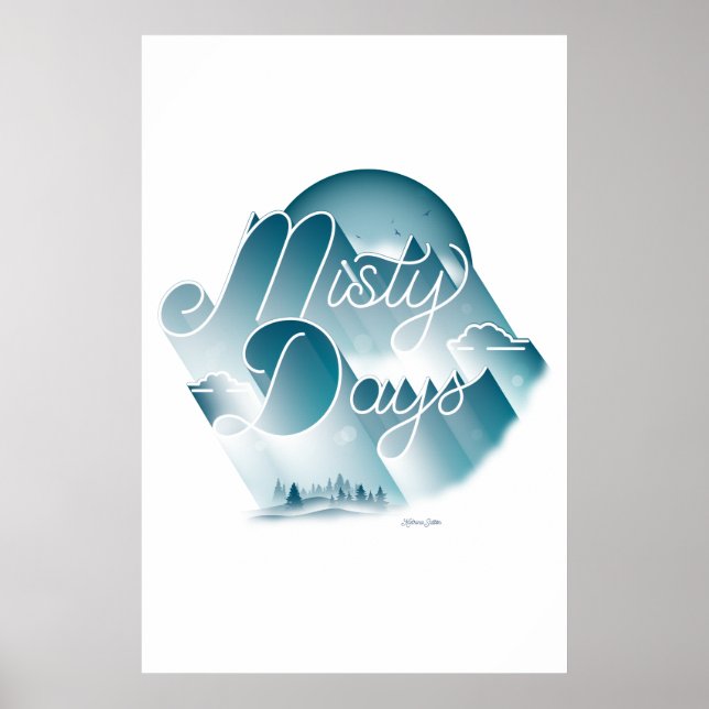 Misty Days Poster (24x36) (Vorne)
