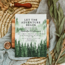 Misty Forest Adventure Baby Shower