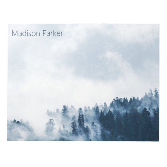 Misty Forest Notizblock (Vorderseite)