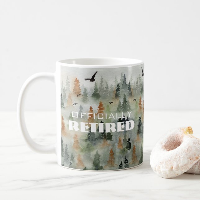 Misty Forest Offiziell müde Tasse (Mit Donut)