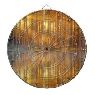 Misty Forest Scene Dartscheibe