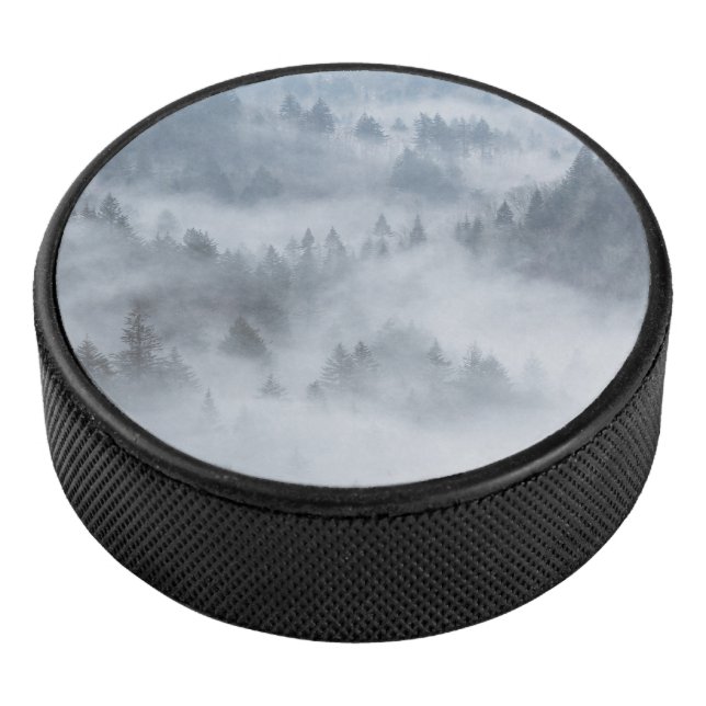 Misty Forest Valley Eishockey Puck (3/4)