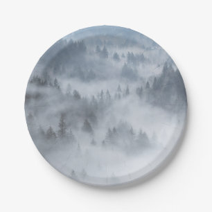 Misty Forest Valley Pappteller