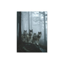 Misty Forest Wolf Pack
