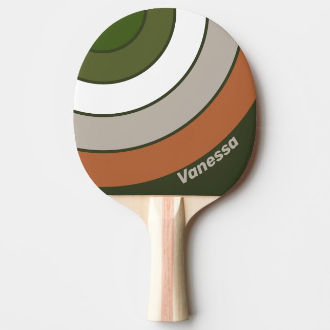 Misty Grove Circle Stripe with Name Tischtennis Schläger (Vorderseite)