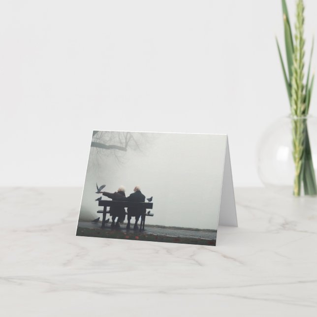 Misty Moments Feiertagskarte (Vorderseite)