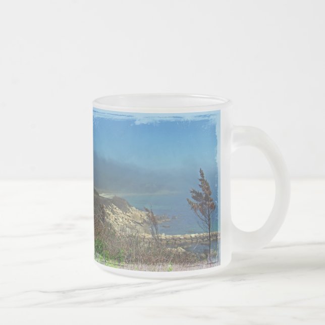Misty Morning an Nobska Point - Cape Cod MA Mattglastasse (Rechts)