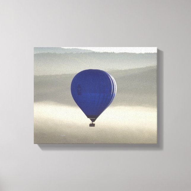 Misty Morning Canvas Print Leinwanddruck (Vorderseite)