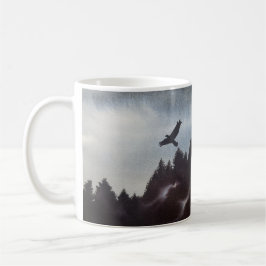 Misty Morning in den Bergen Kaffeetasse