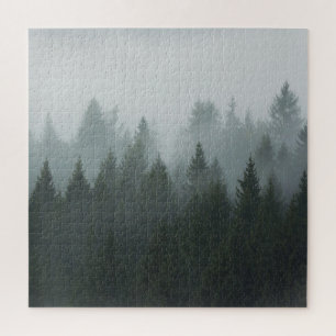 Misty Mountain Forest Autumn Fog