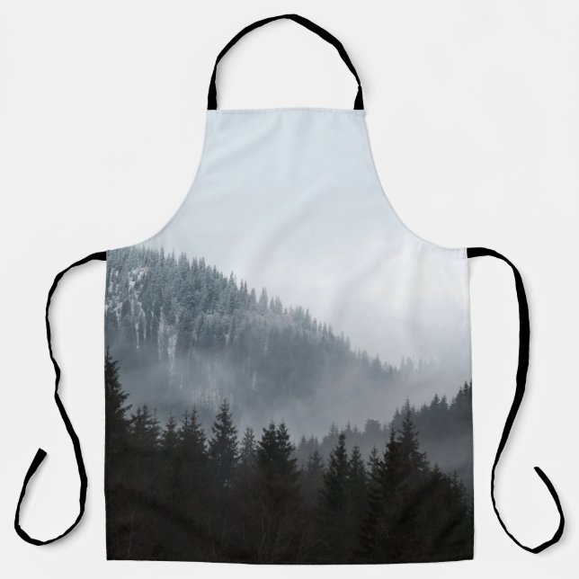Misty Mountain Forest: Landschaftliche Landschafts Schürze (Vorderseite)