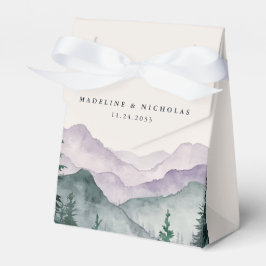 Misty Mountain Forest Wedding Geschenkschachtel