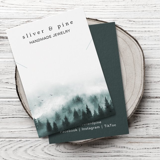 Misty Mountain Necklace Bracelet Display Card (Misty Mountain Necklace Bracelet Display Card)