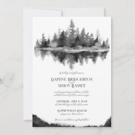 Misty Mountain Wedding Einladung