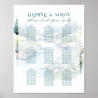 Misty Mountain Wedding Poster