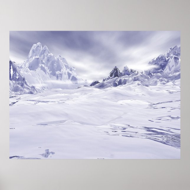 Misty Mountains Poster (Vorne)