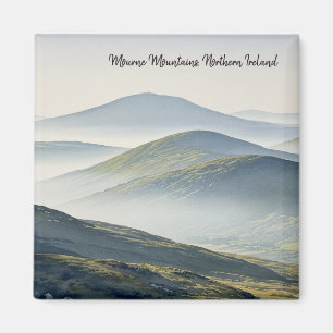 Misty Mourne Mountains Nordirland Travel Magnet