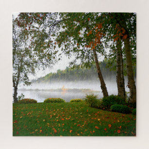Misty Ocean Lake