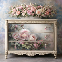 Misty Rose Dawn Decoupage