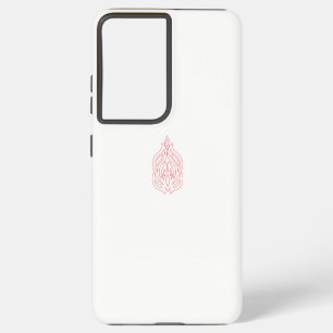 Misty Rose, flush Mahogany, dekoratives Design Samsung Galaxy Hülle