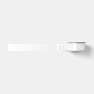 Misty Rose, flush Mahogany, dekoratives Design Satinband