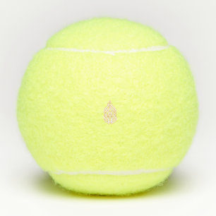 Misty Rose, flush Mahogany, dekoratives Design Tennisbälle