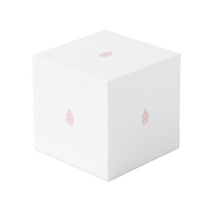 Misty Rose, flush Mahogany, dekoratives Design Würfel