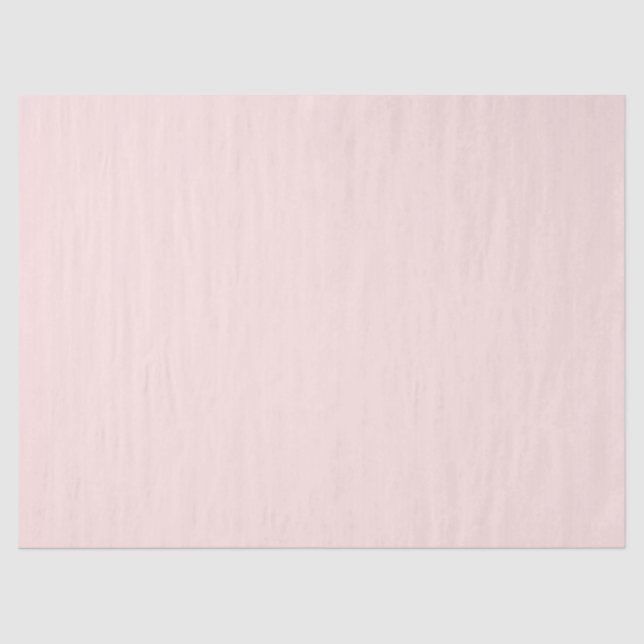 Misty Rose Solid Color Seidenpapier (Vorderseite)