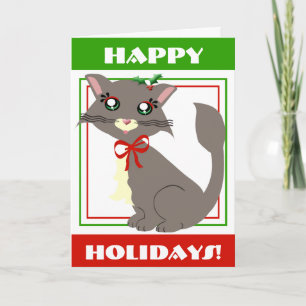 Misty Toon Kitty Holiday! Karte