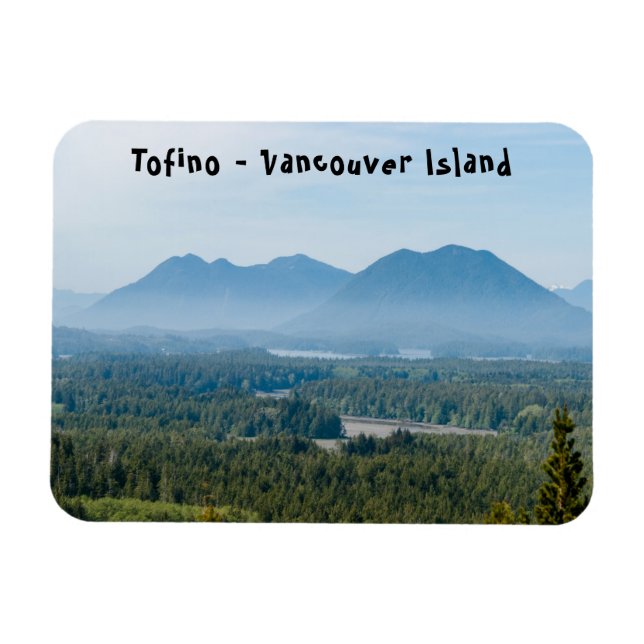 Misty Valley in Tofino - British Columbia, Kanada Magnet (Horizontal)